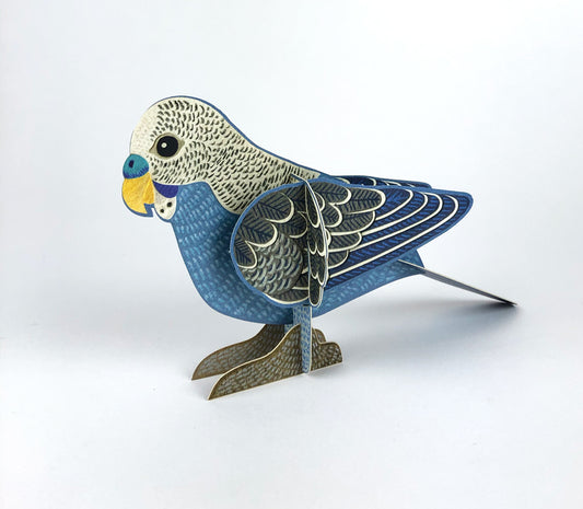 Art Angels Pop-Out Pets Alice Melvin Budgie Card