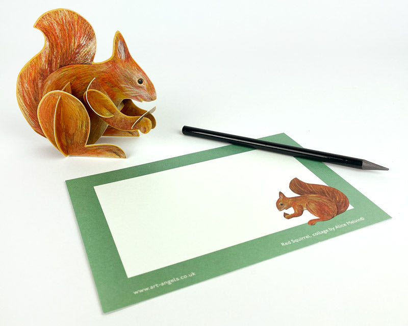 Art Angels Pop-Out Pets Alice Melvin Squirrel Card
