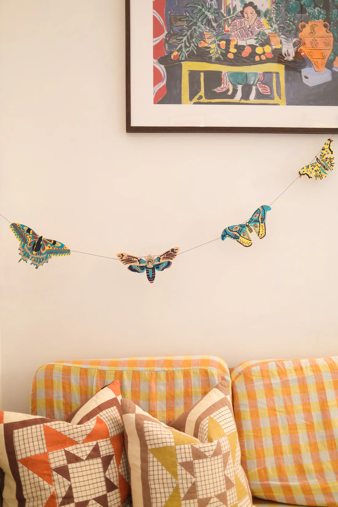 Moths Sewn Garland