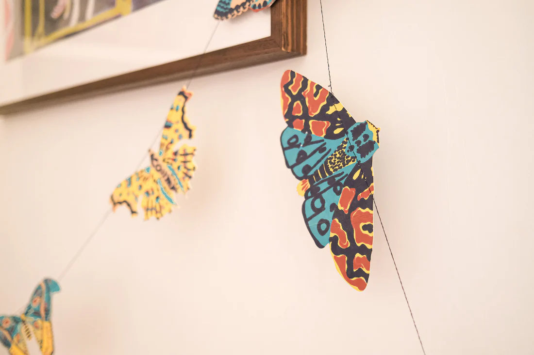Moths Sewn Garland
