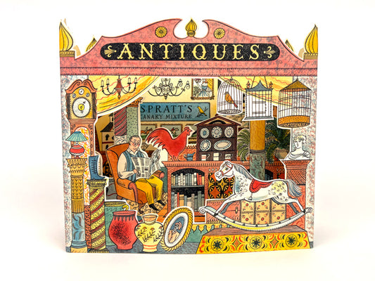 Art Angels 3D 'Antiques Shop' by Emily Sutton Greetings Card