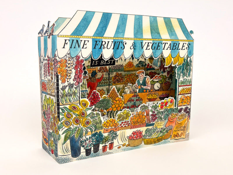 Art Angels 3D 'Fine Fruits and Vegetables' by Emily Sutton Greetings Card