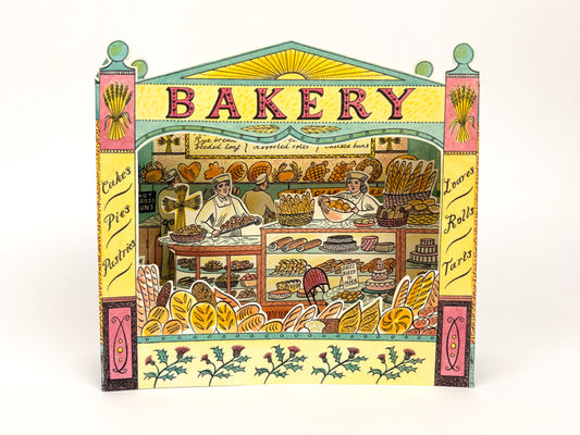 Art Angels 3D 'Bakery' by Emily Sutton Greetings Card