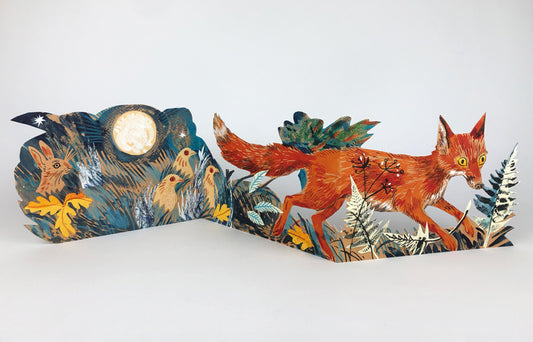Art Angels 3D Mark Hearld Fox Pop-Up Card