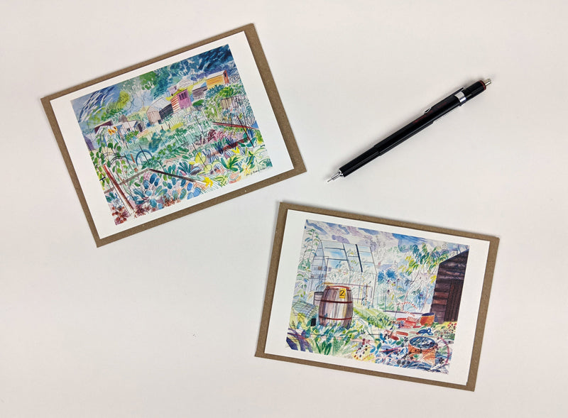 Allotment Life by Emily Sutton Notecards