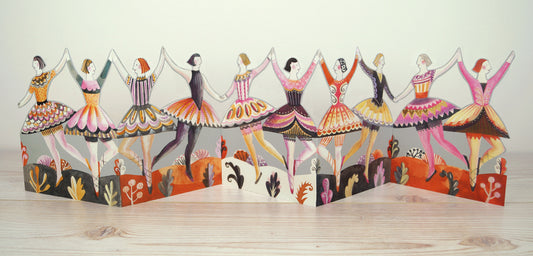 Arts Angels 'Dancers' Die Cut Card by Sarah Young