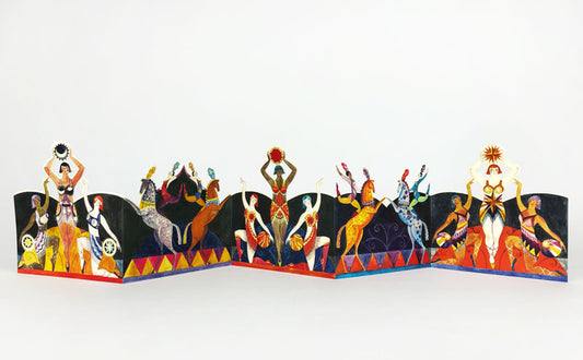 Arts Angels 'Circus' Die Cut Card by Sarah Young