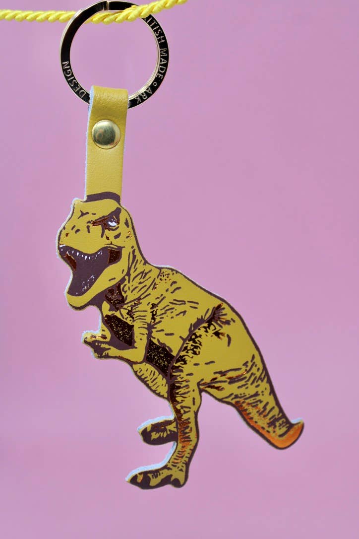 T-Rex Key Fob: Ochre
