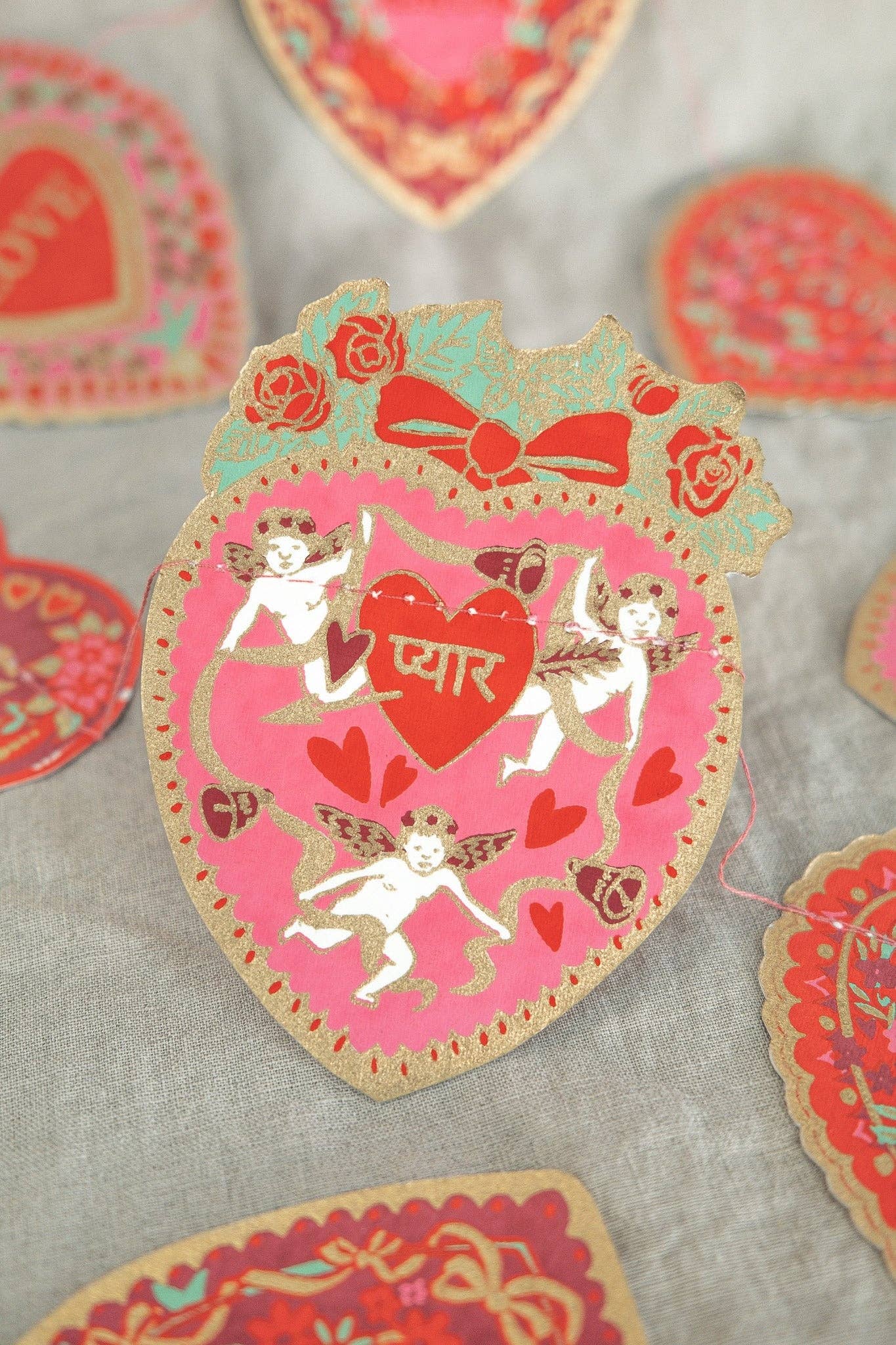 VALENTINE'S SEWN GARLAND