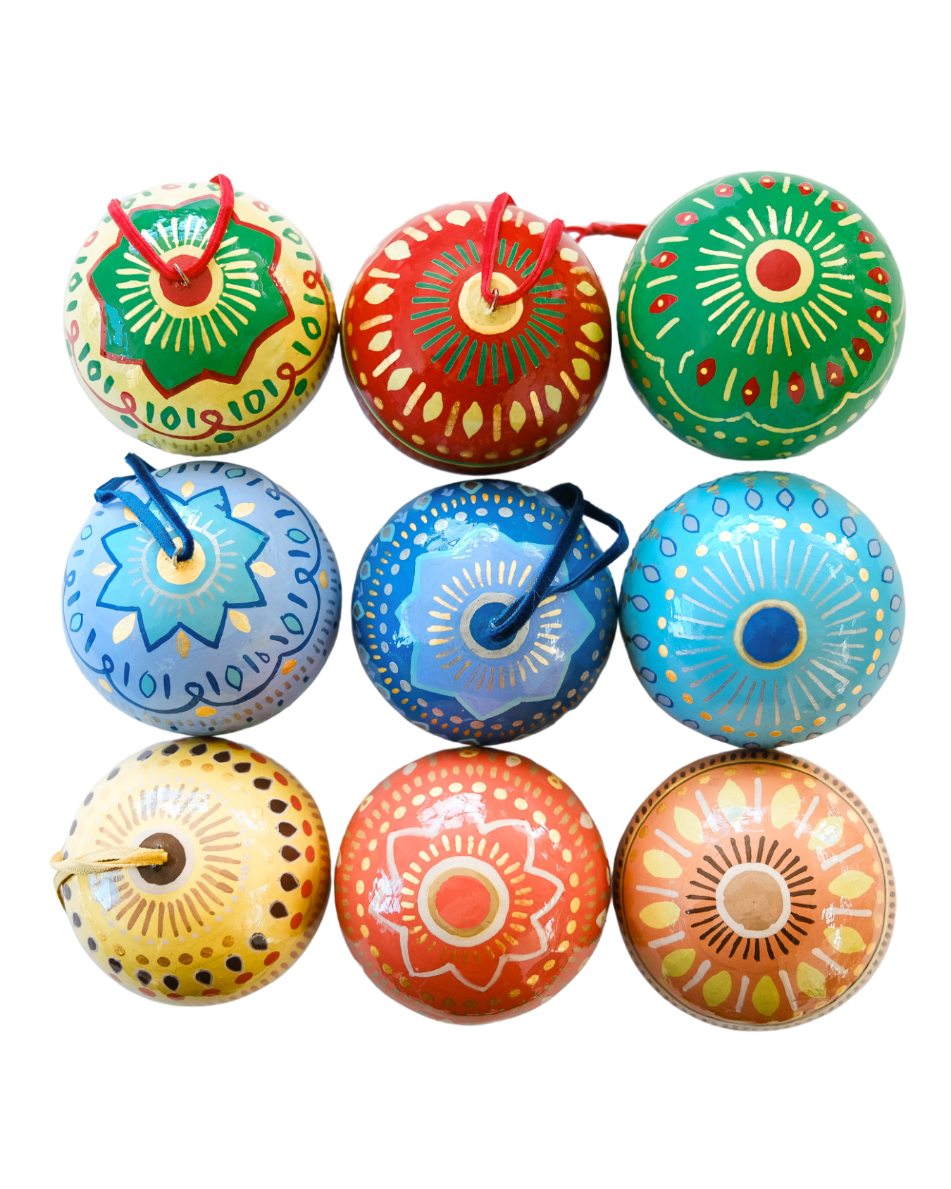 Jolly Green Bauble Bag - Set of Three