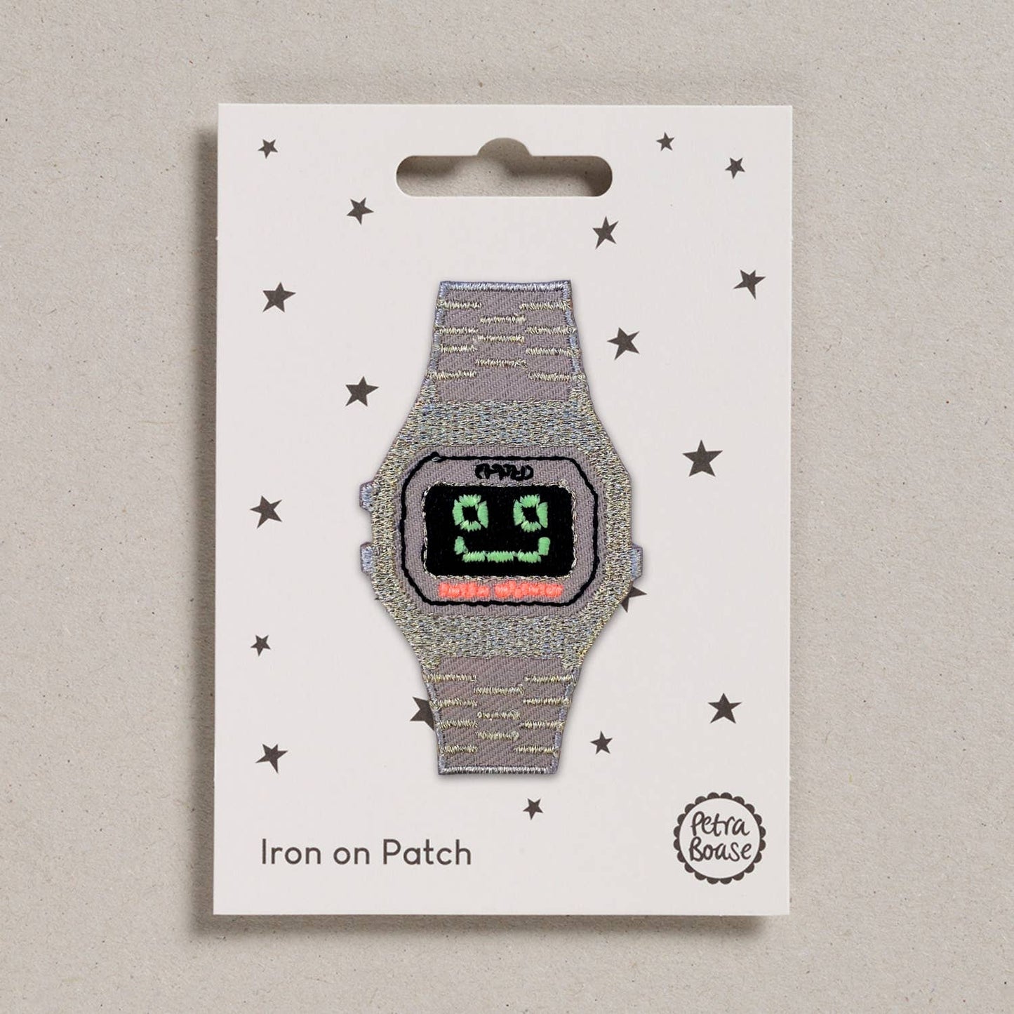 Iron on Patch - Happy Watch