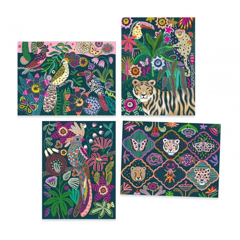 Djeco Scratch Cards - Rococo