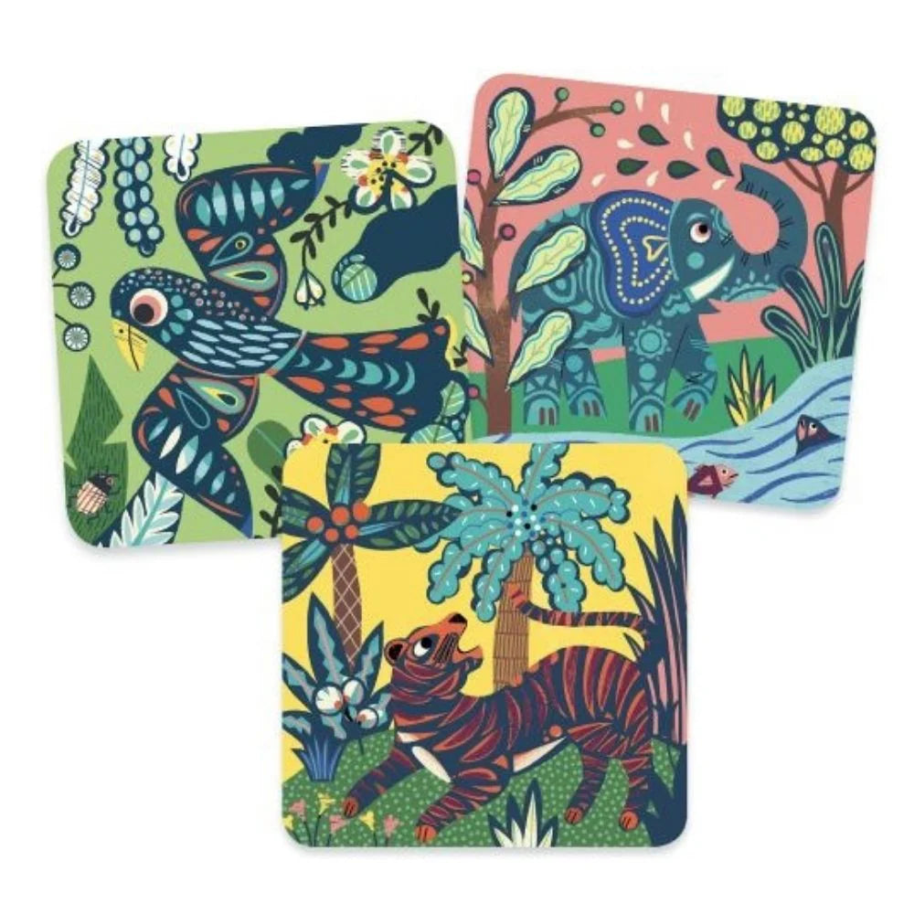 Djeco Scratch Cards - Big Animals