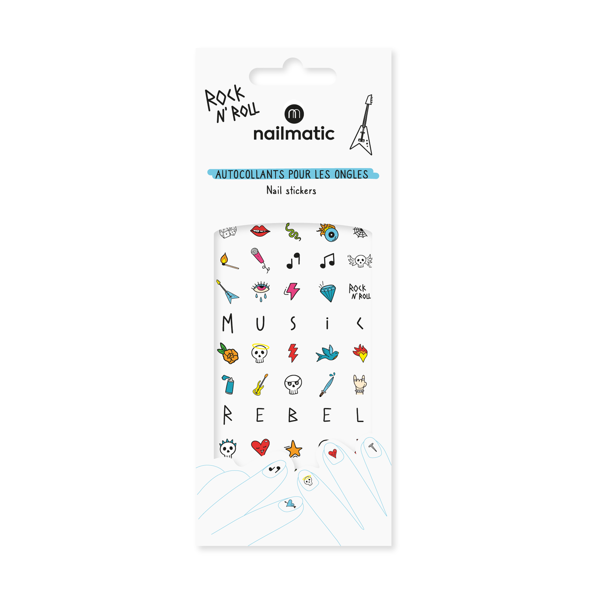 Nailmatic nail stickers - Rock N' Roll