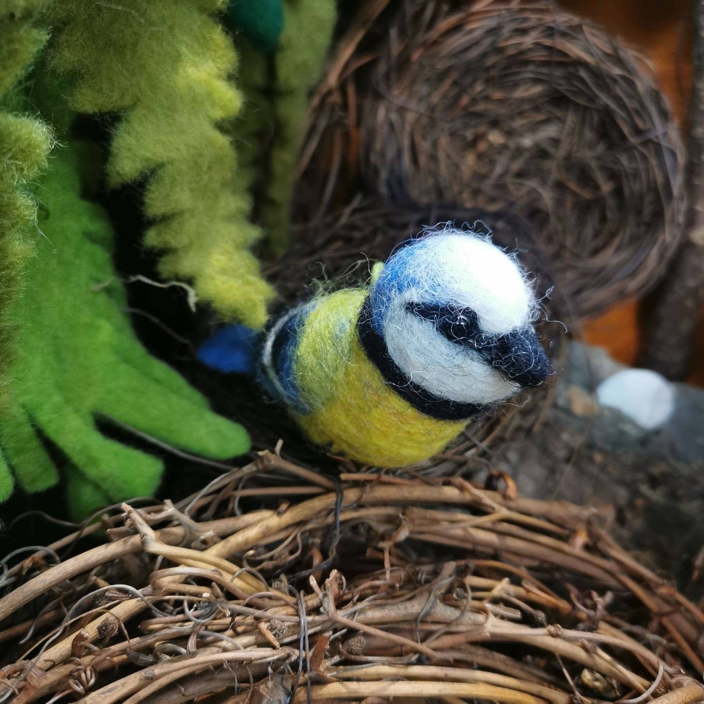 Bella the Blue Tit Biodegradable Easter Hanging Decoration