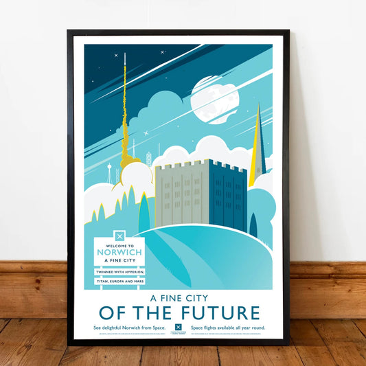 A Fine City of the Future – Norwich Screen Print